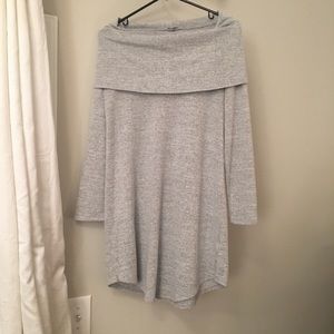 Charlotte Russe off the shoulder sweater dress